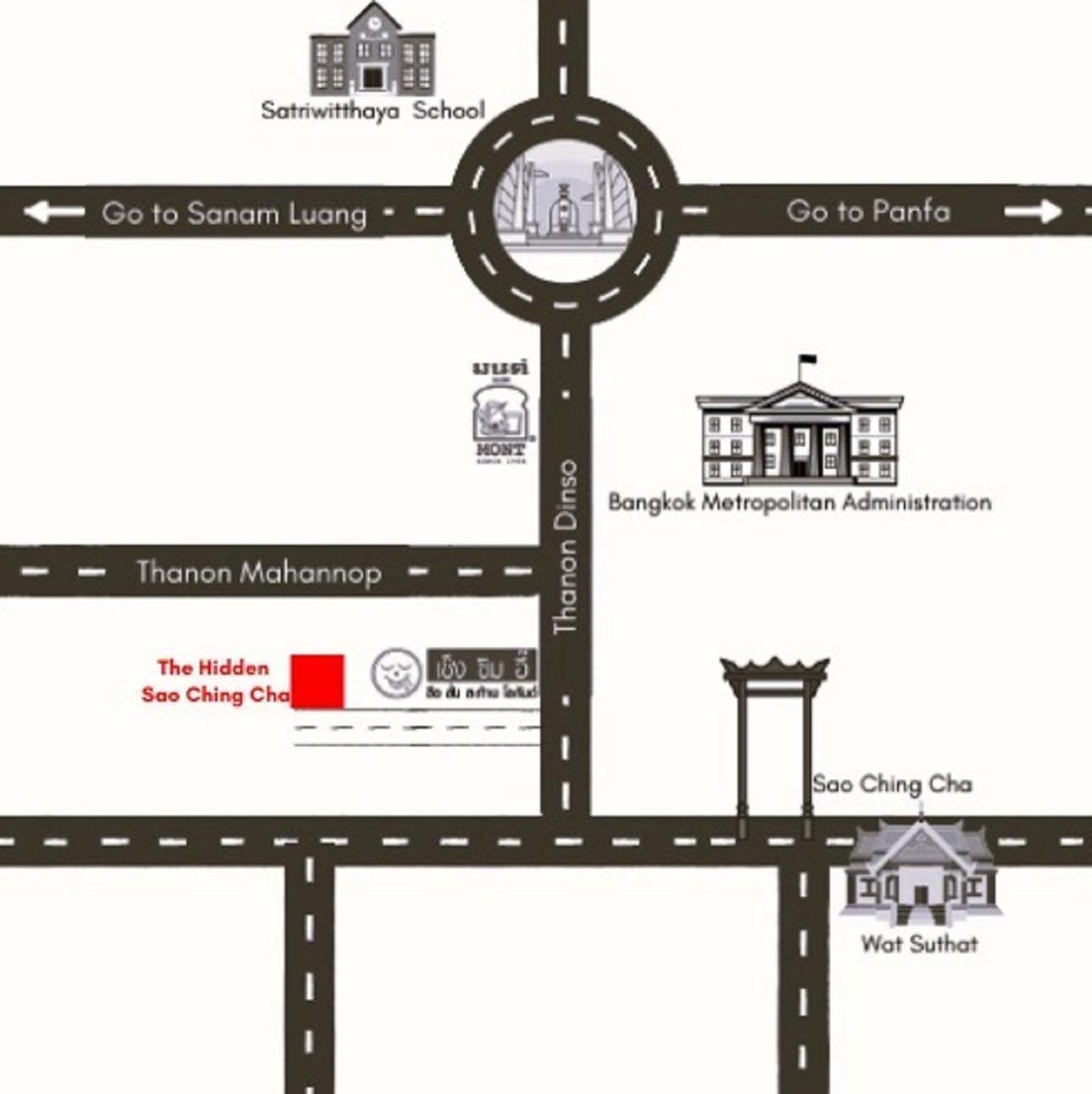 Go Inn Sao Chingcha - โกอินน์ เสาชิงช้า Bangkok Bagian luar foto
